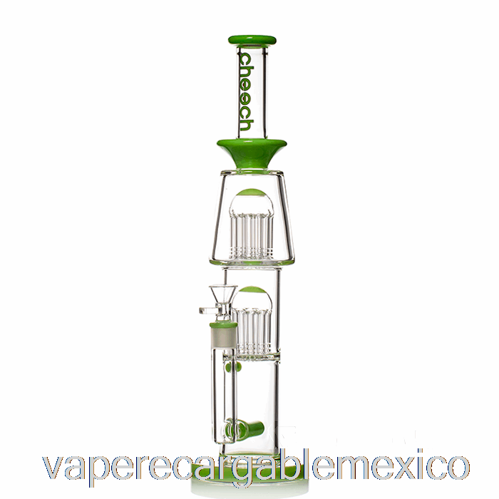 Vape Recargable Cheech Glass Dual Tree Inline Bong Verde